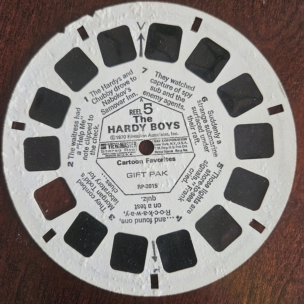 VIEW-MASTER REEL THE HARDY BOYS